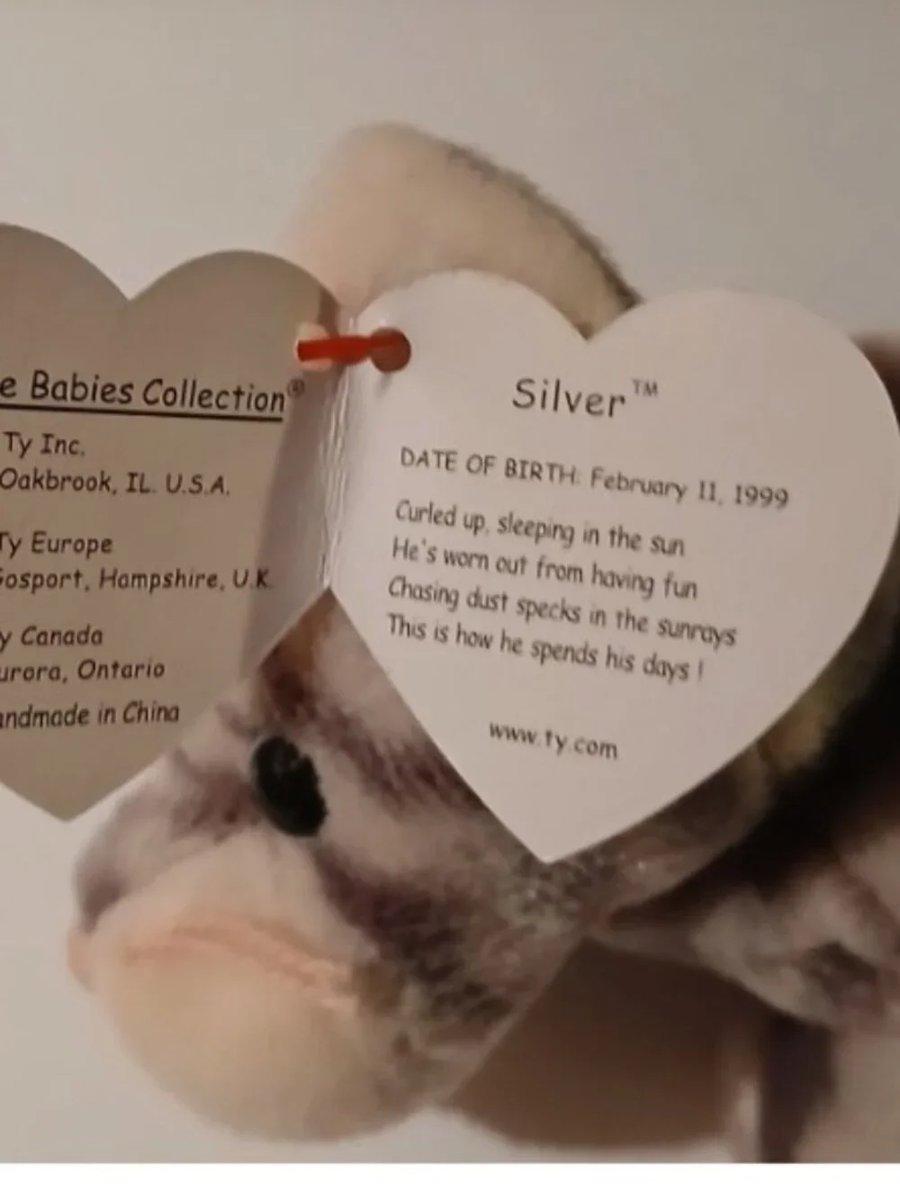 Beanie Baby - Silver